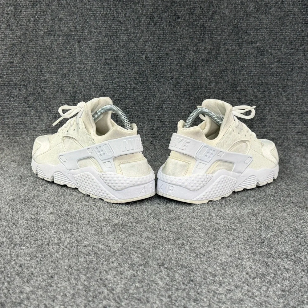 Nike Air Huarache Run Shoes Women's 8.5 White Athletic Retro‎ Running Sneakers